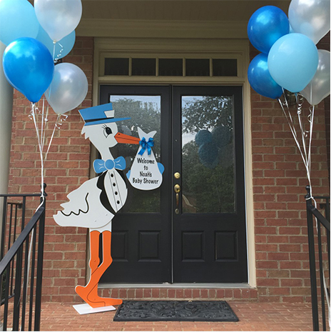1 Day Baby Shower or Gender Reveal Stork